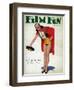 Film Fun Magazine Cover-Lantern Press-Framed Art Print