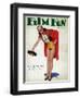 Film Fun Magazine Cover-Lantern Press-Framed Art Print