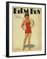 Film Fun Magazine Cover-Lantern Press-Framed Art Print