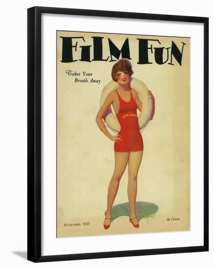 Film Fun Magazine Cover-Lantern Press-Framed Art Print