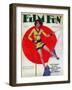 Film Fun Magazine Cover-Lantern Press-Framed Art Print