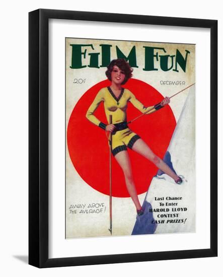 Film Fun Magazine Cover-Lantern Press-Framed Art Print