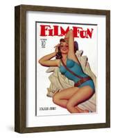 Film Fun Magazine Cover-Lantern Press-Framed Art Print