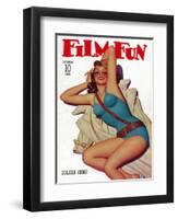 Film Fun Magazine Cover-Lantern Press-Framed Art Print