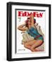 Film Fun Magazine Cover-Lantern Press-Framed Art Print