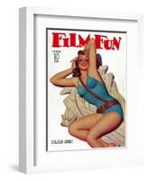 Film Fun Magazine Cover-Lantern Press-Framed Art Print