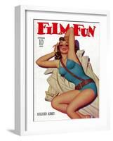 Film Fun Magazine Cover-Lantern Press-Framed Art Print