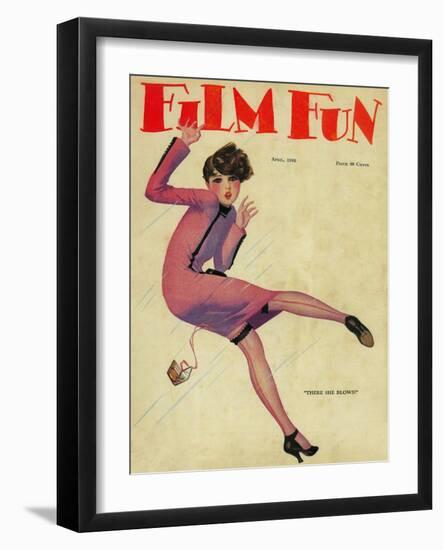 Film Fun Magazine Cover-Lantern Press-Framed Art Print