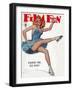 Film Fun Magazine Cover-Lantern Press-Framed Art Print