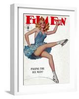 Film Fun Magazine Cover-Lantern Press-Framed Art Print