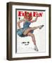 Film Fun Magazine Cover-Lantern Press-Framed Art Print