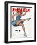 Film Fun Magazine Cover-Lantern Press-Framed Art Print