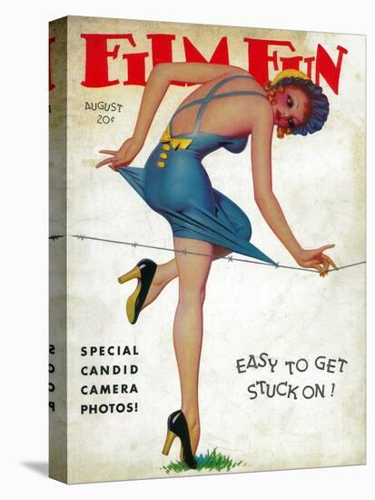 Film Fun Magazine Cover-Lantern Press-Stretched Canvas
