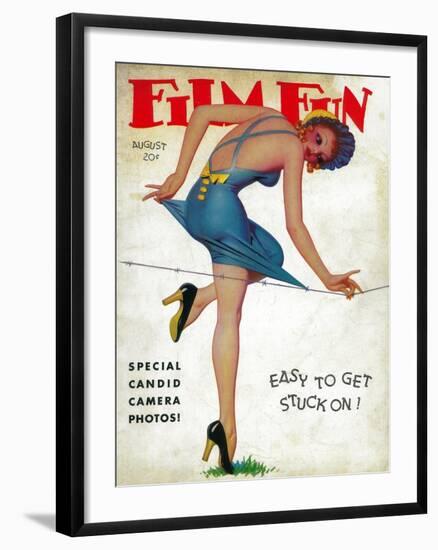 Film Fun Magazine Cover-Lantern Press-Framed Art Print