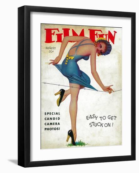 Film Fun Magazine Cover-Lantern Press-Framed Art Print