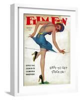 Film Fun Magazine Cover-Lantern Press-Framed Art Print