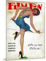 Film Fun Magazine Cover-Lantern Press-Mounted Art Print