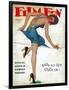 Film Fun Magazine Cover-Lantern Press-Framed Art Print