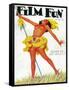 Film Fun Magazine Cover-Lantern Press-Framed Stretched Canvas