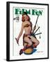 Film Fun Magazine Cover-Lantern Press-Framed Art Print