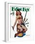 Film Fun Magazine Cover-Lantern Press-Framed Art Print