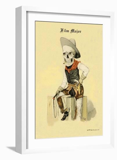 Film Major-F. Frusius M.d.-Framed Art Print