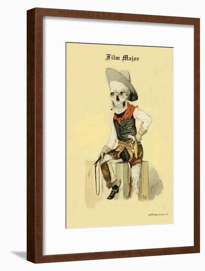 Film Major-F. Frusius M.d.-Framed Art Print