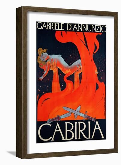 Film Poster for "Cabiria"-Ippolito Caffi-Framed Giclee Print