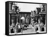 Film Set: Intolerance, 1916-D.W. Griffith-Framed Stretched Canvas