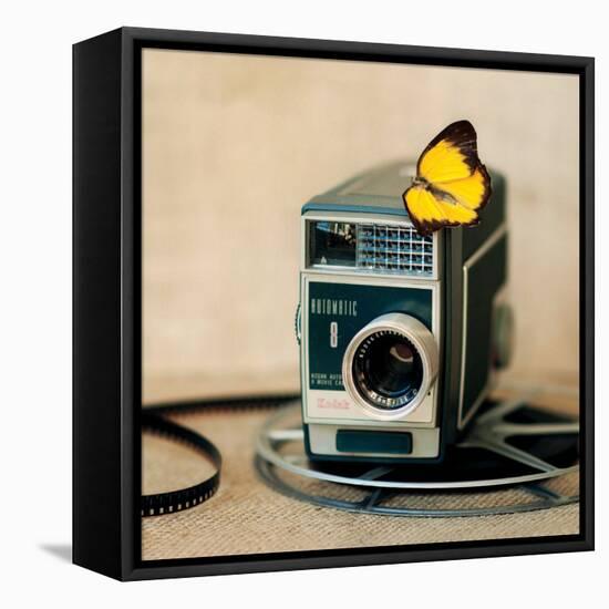 Film Square-Mandy Lynne-Framed Stretched Canvas