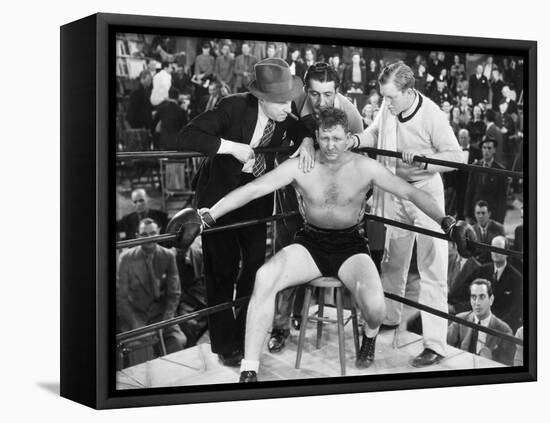 Film Still: Boxing-null-Framed Stretched Canvas