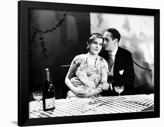 Film Still: Couple-null-Framed Giclee Print