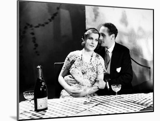 Film Still: Couple-null-Mounted Giclee Print