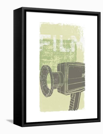 Film-John W Golden-Framed Stretched Canvas