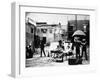 Filming in Hollywood, 1916-null-Framed Photo