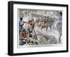 Filming in Manchuria During the Russo-Japanese War, 1904-null-Framed Giclee Print