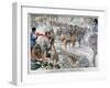 Filming in Manchuria During the Russo-Japanese War, 1904-null-Framed Giclee Print