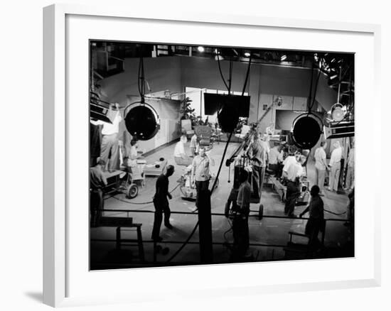 Filming Set Located in the Desilu Studio-null-Framed Photographic Print
