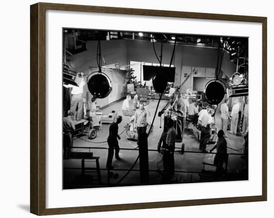 Filming Set Located in the Desilu Studio-null-Framed Photographic Print