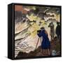 Filming Vesuvius 1922-null-Framed Stretched Canvas