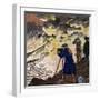 Filming Vesuvius 1922-null-Framed Art Print