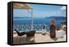 Filotera Villa Deck View-Larry Malvin-Framed Stretched Canvas