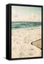 Filtered Beach Photo II-Gail Peck-Framed Stretched Canvas