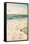 Filtered Beach Photo II-Gail Peck-Framed Stretched Canvas