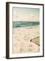 Filtered Beach Photo II-Gail Peck-Framed Photographic Print