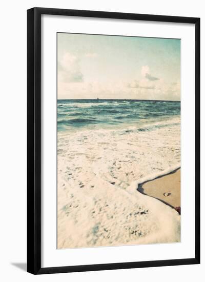 Filtered Beach Photo II-Gail Peck-Framed Photographic Print