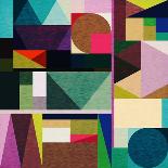 Technicolour Stripes-Fimbis-Laminated Giclee Print