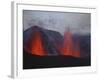 FimmvördUHals Eruption, Lavafountains, Eyjafjallajökull, Iceland-null-Framed Photographic Print