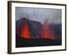 FimmvördUHals Eruption, Lavafountains, Eyjafjallajökull, Iceland-null-Framed Photographic Print