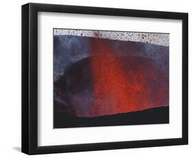 FimmvördUHals Eruption, Lavafountains, Eyjafjallajökull, Iceland-null-Framed Photographic Print